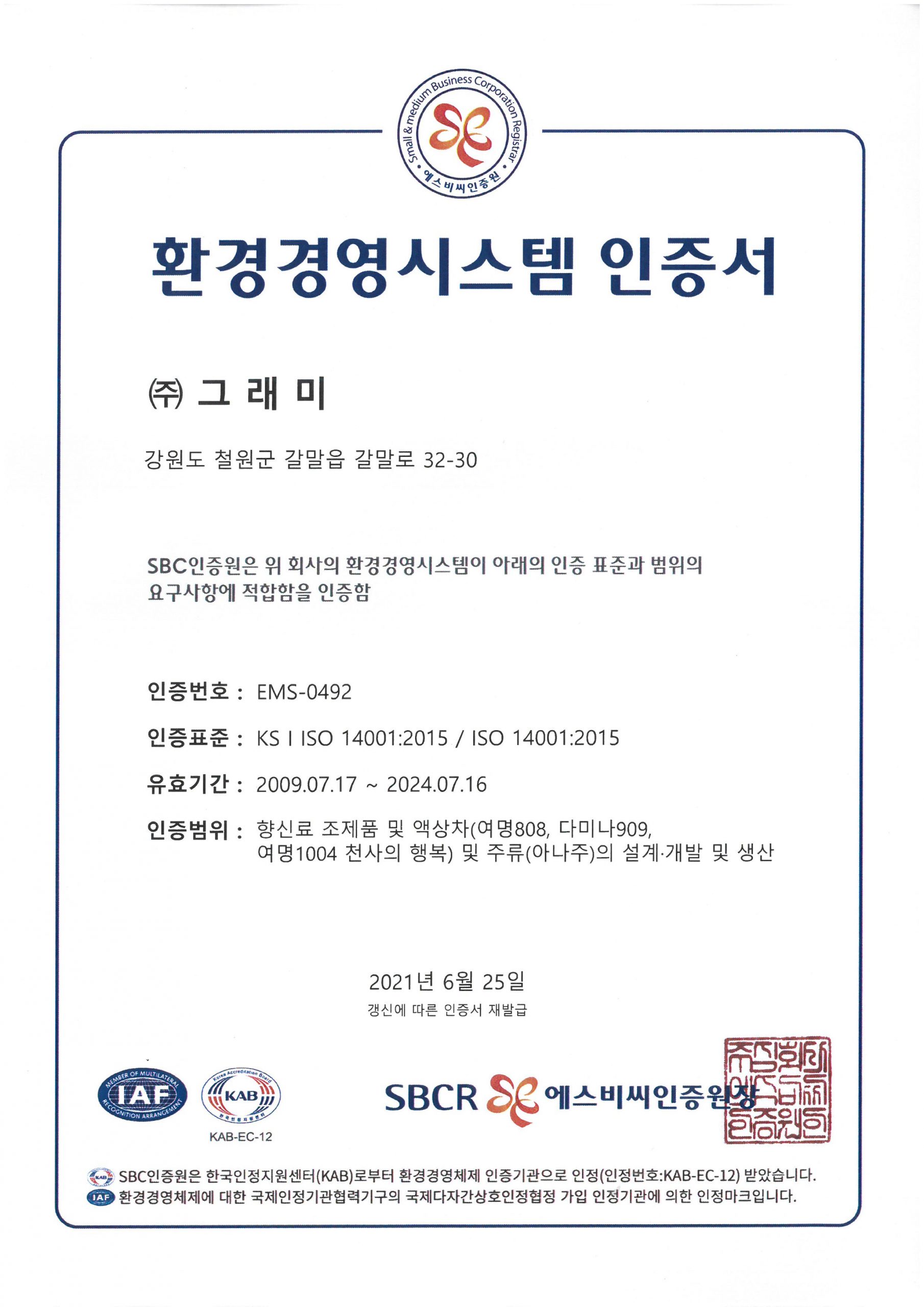국내수상내역